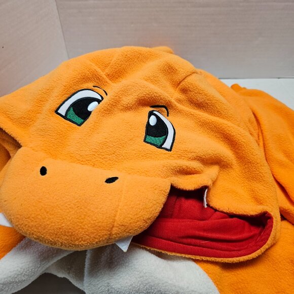 One Piece Adult Newcosplay Cosplay Pokemon Costume Pjs Adult Charmander Orange L - Picture 2 of 12